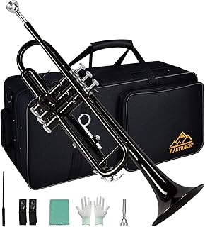 EASTROCK Black Bb Standard Trumpet