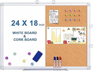Magnetic Combo Whiteboard Corkboard