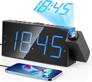Rotatable Digital Projection Clock