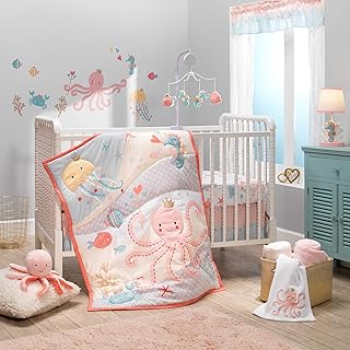 Ocean Mist Musical Crib Set