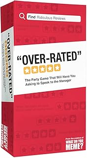 Over-Rated Ridiculous Reviews Game
