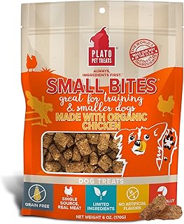 PLATO Organic Chicken Training Treats