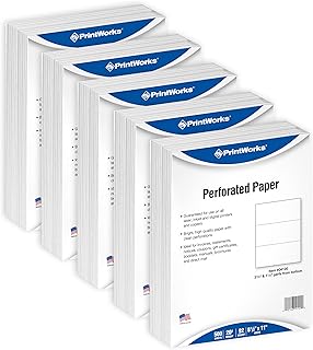 PrintWorks Pro Perforated Paper