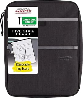 Five Star 1-Inch Zipper Binder