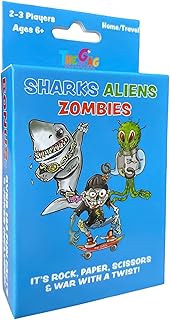 Sharks Aliens Zombies Card Game