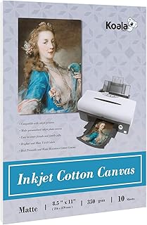 Koala Inkjet Printable Cotton Canvas