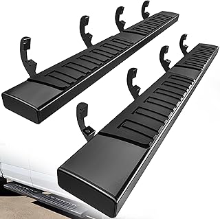 YITAMOTOR 6 Inches Running Boards Compatible with 2019-2026 Chevy Silverado/GMC Sierra 1500 Crew Cab, 2020-2026 2500HD 3500HD, Side Step Bars Aluminum Alloy, Running Boards for Silverado Crew Cab