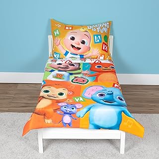 CoComelon 4-Piece Toddler Bedding