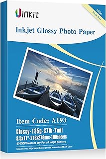 Uinkit Thin Glossy Printer Paper