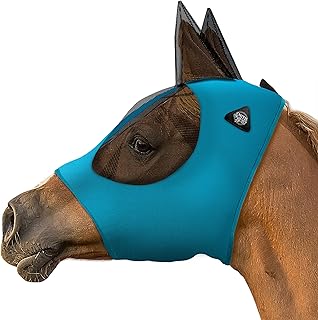 SmithBuilt Teal Horse Fly Mask