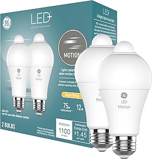 GE Motion Sensor LED Bulbs