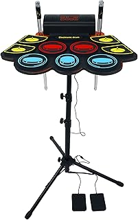 Kids' Light-Up Electric Drum Set