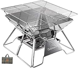 CAMPINGMOON Foldable Charcoal Grill