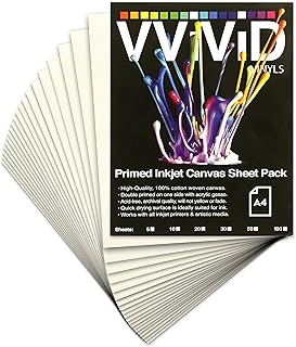VViViD Printable Cotton Inkjet Canvas