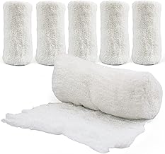 Gauze Rolls-kerlix Cotton Gauze Bandage Rolls -6 ply-STERILE - 4 Inches X 12 feet -Extra Absorbency - Medical Gauze Bandage -6 Rolls - Latex Free -Each roll Individual Wrapped-Hospital Grade Quality