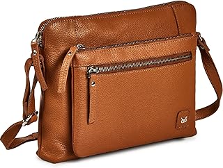 Pebbled Leather Crossbody Bag