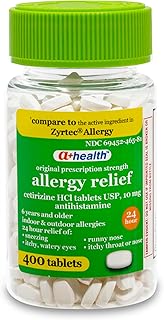 A+Health Cetirizine Allergy Tablets