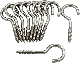DGOL Stainless Steel Screw-in Hooks