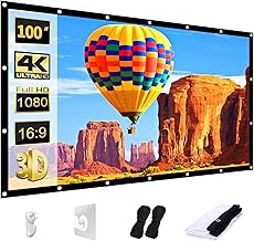 AAJK 100-inch Portable Projector Screen