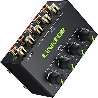 LiNKFOR Mini Passive Stereo Mixer