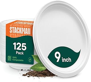 Stack Man Eco-Friendly Paper Plates