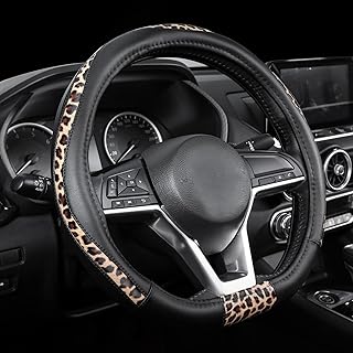 Road Comforts Leopard Steering Cover