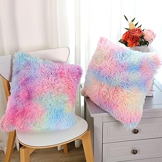 Dongchen Faux Fur Throw Pillows