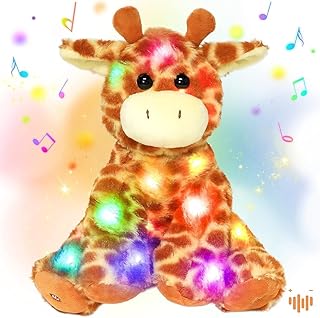 LED Musical Giraffe Plush Toy