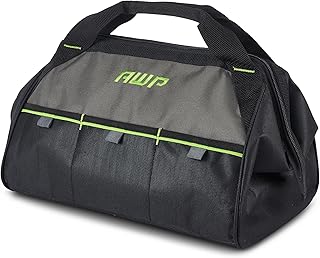 AWP Tool Bags, Premium Tool Bag, Black, Durable Tool Tote, for Professionals and Contractors