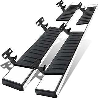 COMNOVA 6 Inches Running Boards Compatible with 2009-2018 Dodge Ram 1500 Crew Cab(Including 2019-2024 Classic), 2010-2026 Ram 2500 3500, Carbon Steel Side Steps.