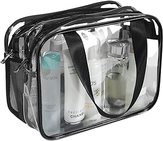 Auseibeely Clear Travel Toiletry Bag