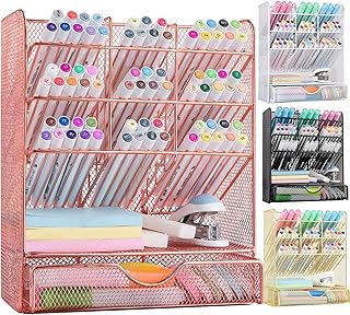 Spacrea Rose Gold Desk Organizer