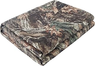 GRVCN 300D Camouflage Netting Camo Burlap Blind Material Cover for Hunting Ground Blinds Wargames Wildlife Photography