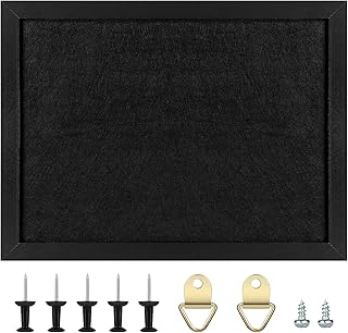 TORASO Black Cork Bulletin Board