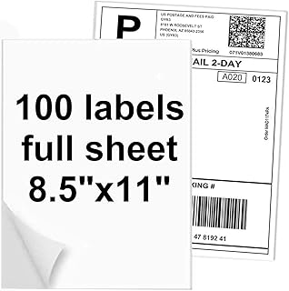 Full Sheet Sticker Printer Paper