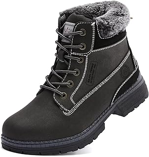 ANJOUFEMME Waterproof Hiking Snow Boots