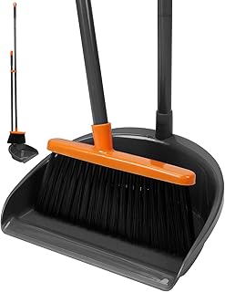Upright Broom and Dustpan Combo