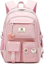 Pink Anti-Theft School Backpack