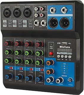 5-Channel Bluetooth DJ Mixer