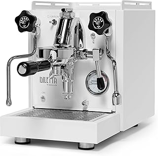 Diletta Bello Espresso Machine | Heat Exchanger | E61 | Manual Control | 3 Liter | Made In Italy | (White)