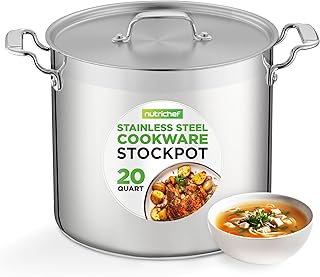 NutriChef 20 Quart Stockpot