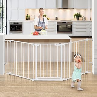 COMOMY 80" Wide Baby/Dog Gate