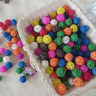 Parrot Rattan Chew Balls