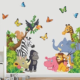 Jungle Animals Vinyl Wall Decals