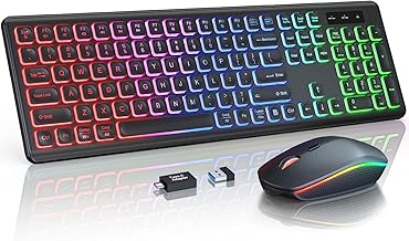 Trueque RGB Backlit Keyboard Combo