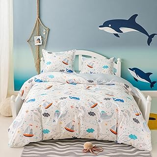 Organic Cotton Ocean-Themed Duvet Cover