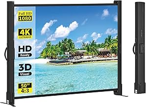 Retractable 4:3 Projector Screen