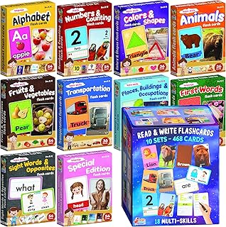 Jumbo Toddler Learning Flash Cards