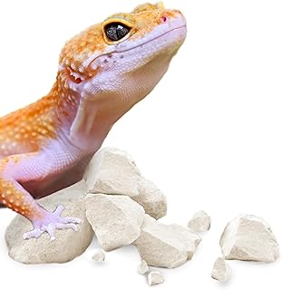 CoCoo Mineral Rocks for Leopard and Crested Geckos, Reptile Enrichment, Terrarium Decor, with Lime, Calcium, and Trace Elements, 2 oz.