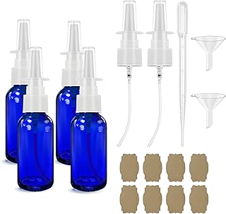 Refillable Glass Nasal Spray Bottles